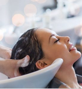 wash your hair gently